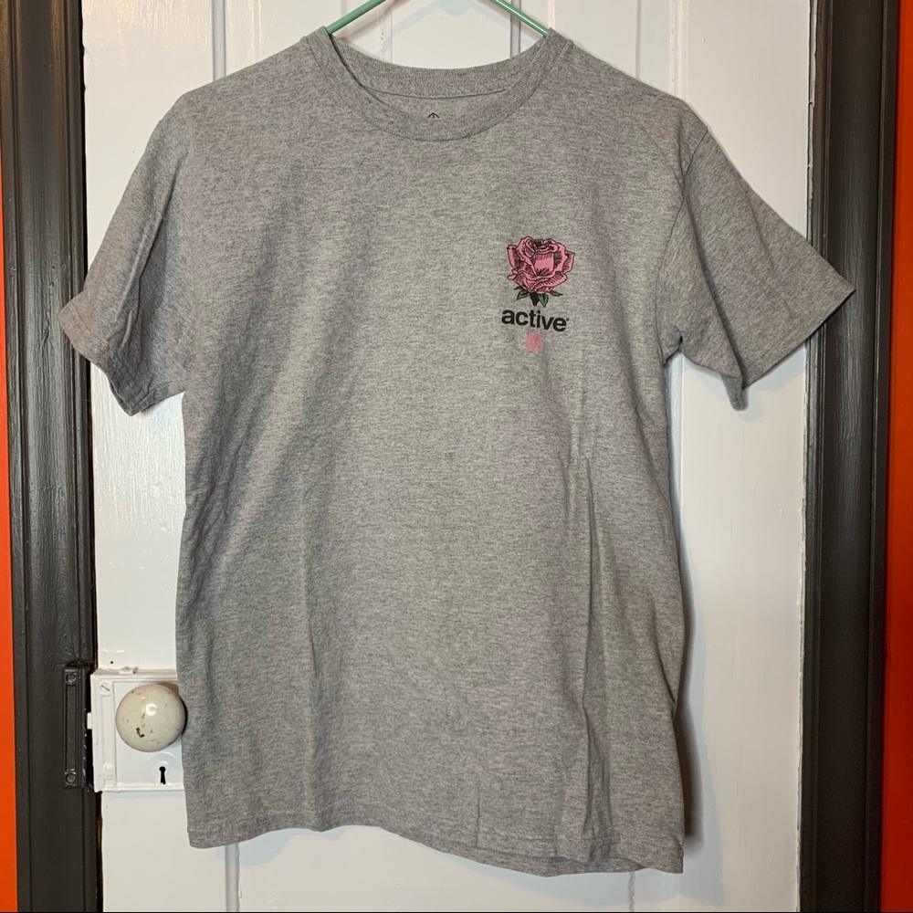 Active Ride Shop Skater Snake Rose Graphic T-Shirt